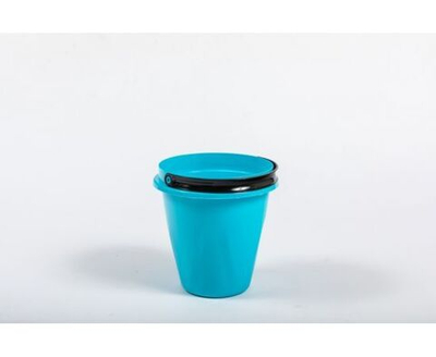 Ведро Лайт непрозрачное для дома и дачи, 8л, голубой