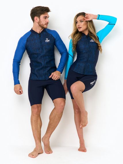 Куртка неопреновая женская Sargan Sport 1061/BL 2 мм синяя