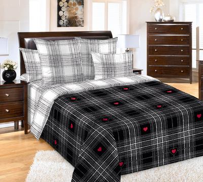 Постельное белье перкаль Евроразмер Уют 1