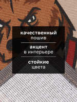 Кухонное полотенце «Доляна. Настоящий защитник», 35×60 см, 100% хлопок, рогожка 160 г/м²