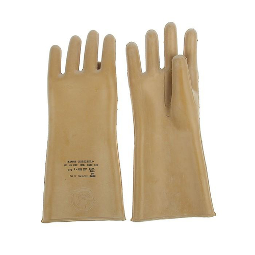 Перчатки диэлектрические штанцованные TDM