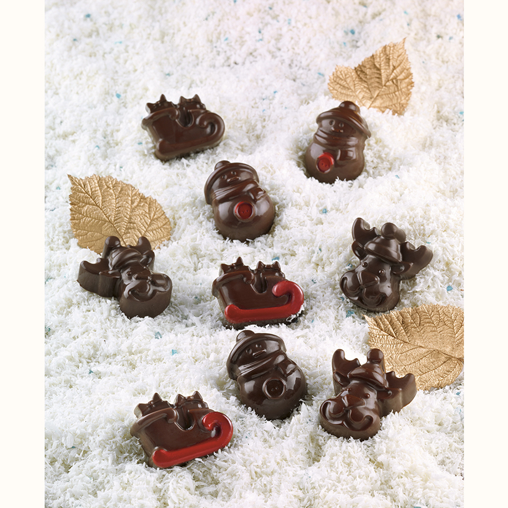 Форма для приготовления конфет choco winter силиконовая