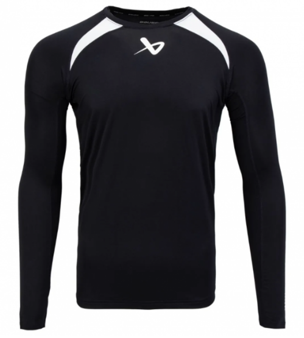 Термо-верх с длинным рукавом S22 BAUERPERFORMANCE LS BL TOP SR - BLK