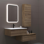 Зеркало MIXLINE "Колорит" ЭКОНОМ 500*700 (ШВ) сенсорный выкл, светодиодная подсветка, универс.крепеж