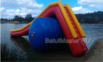 Надувная водная герметичная горка «Эльбрус» 12x5x5 м