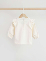 Лонгслив и легинсы в комплекте для малышей Next E66-472, Светло-зеленый, Молочный