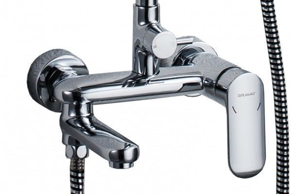 ДУШЕВАЯ КОЛОННА СО СМЕСИТЕЛЕМ ДЛЯ ДУША BRAVAT OPAL R  F9125183CP-A2-RUS