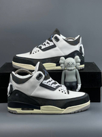 Кроссовки Nike AirJordan 3 Kaws #409 (бел.)