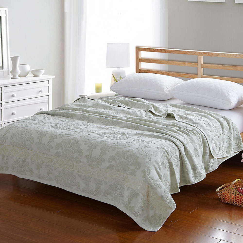 Простыня махровая / покрывало 180х220, 100% хлопок, арт. 03