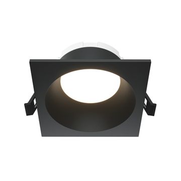 Встраиваемый точечный светильник 1*GX53 DL126-GX53-SQ-B черный Share Maytoni