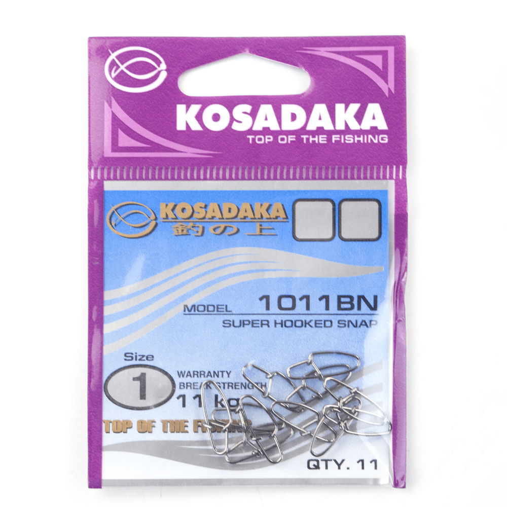 Застежка Kosadaka 1011 BN Super Hooked Snap