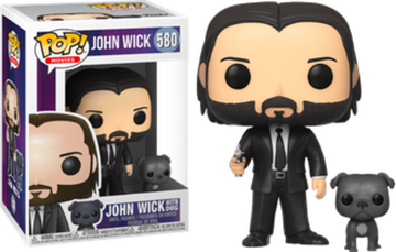 Фигурка Funko POP! Vinyl: John Wick: John (Black Suit) w/Dog 47238