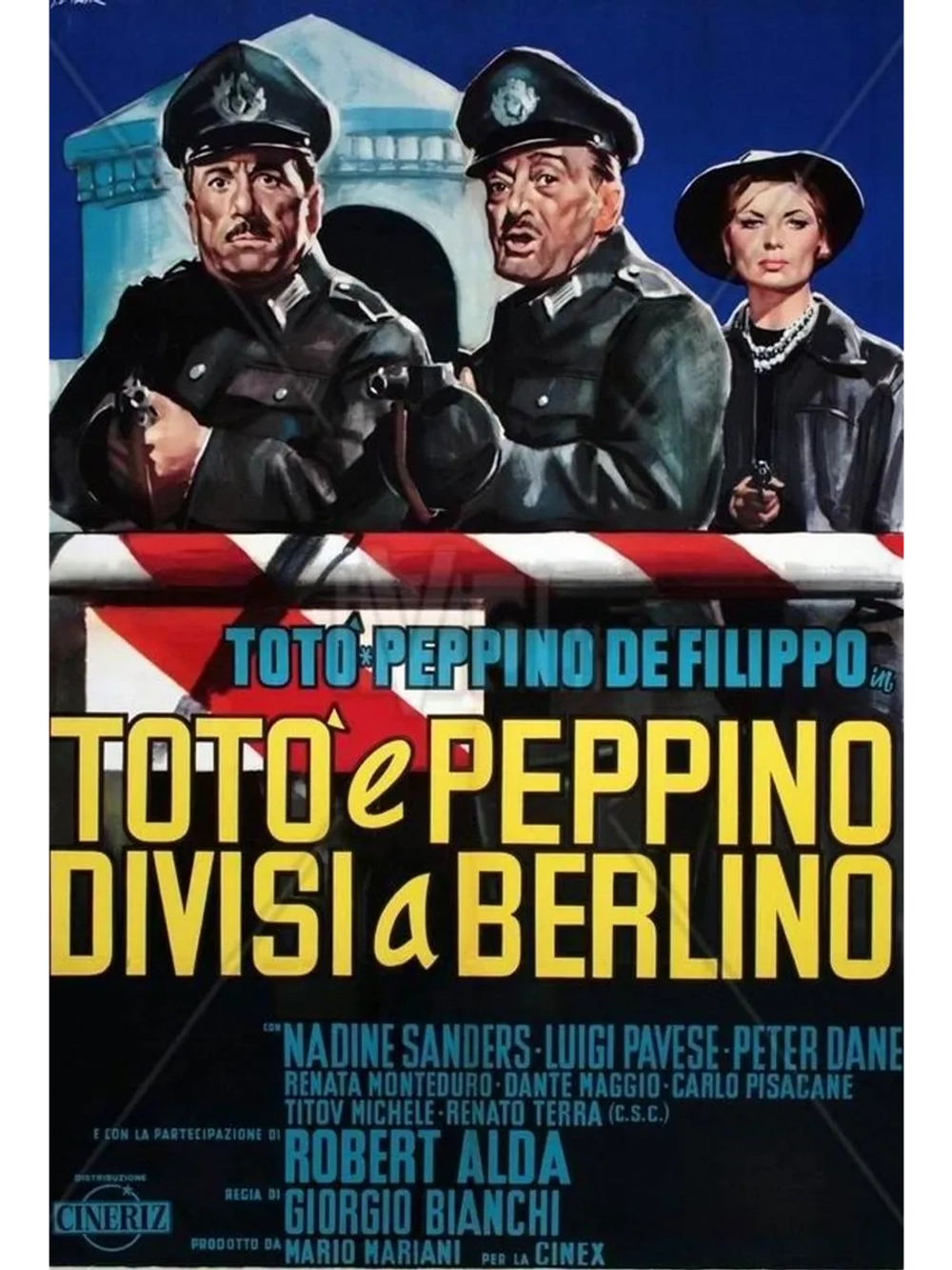 Тото и Пеппино разделены в Берлине (1962) (DVD-R)