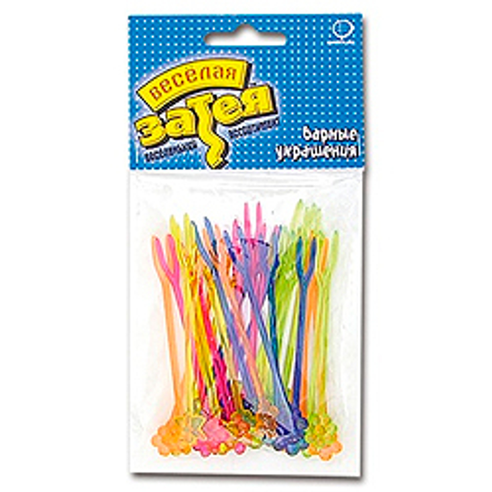 Вилочка-д-канапе-Цветы-9см-30шт