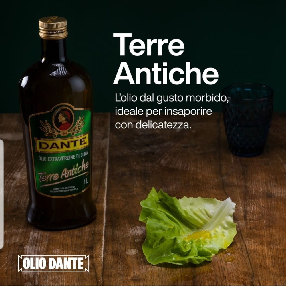 Оливковое масло DANTE il Mediterraneo Extra Virgin 750 мл Италия