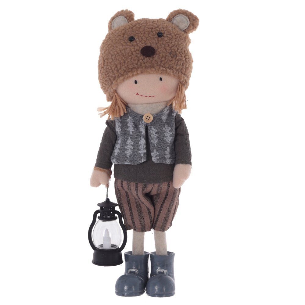 GAEM Игрушка набивная с подсветкой "Мальчик/Девочка", L13 W9 H37 см, 2в.