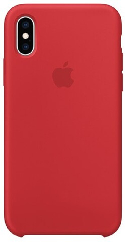 Чехол силиконовый для IPhone Xs Red (MDKN2FE/A)(MRWC2FE/A)