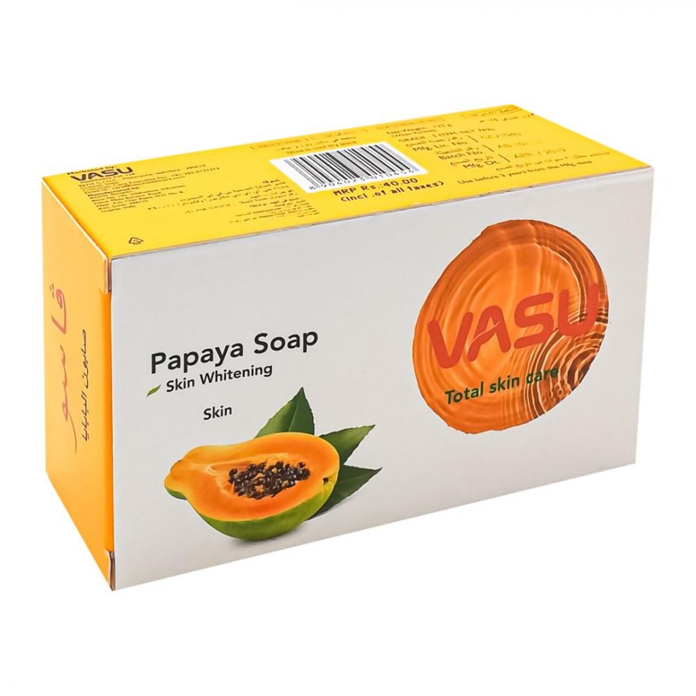 VASU Papaya Soap UVA  Мыло травяное Папайя 125г