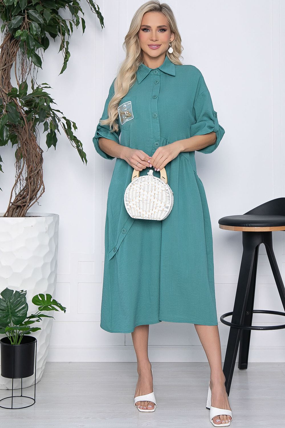 Платье Индира (малахит ХИТ) П10541 LT Collection