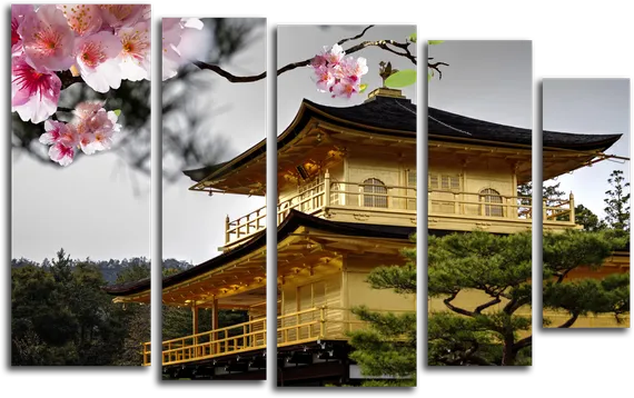 Модульная картина "Японские мотивы"