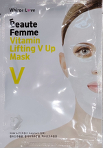 Маска тканевая с витаминами Whispr love beaute femme Vitamin lifting V up mask, 40 мл