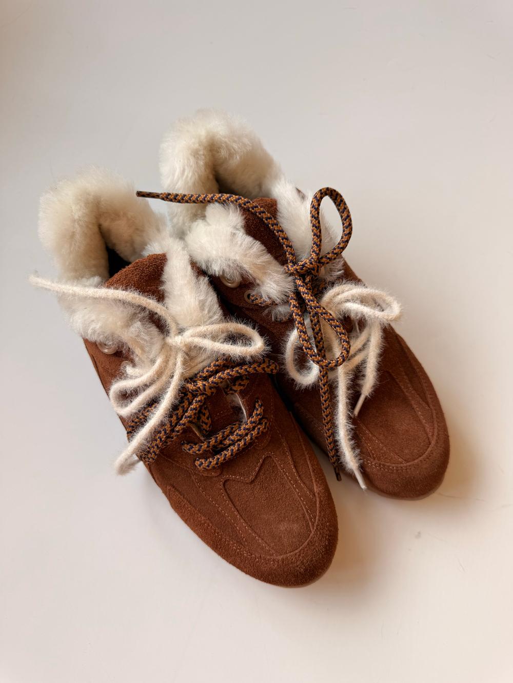 Зимние кеды в двойным шнурком SUSHI