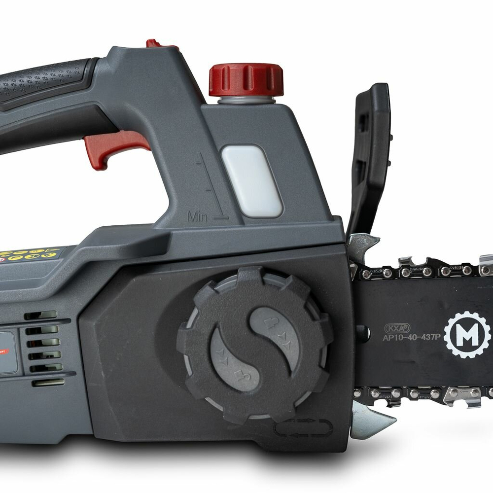 Пила акк. МОБИЛ К XCA25 КОМФОРТ BRUSHLESS, шина 25см, шаг 1.4" 20В., акк.4Ач, быс. зар. (MBK0030896)