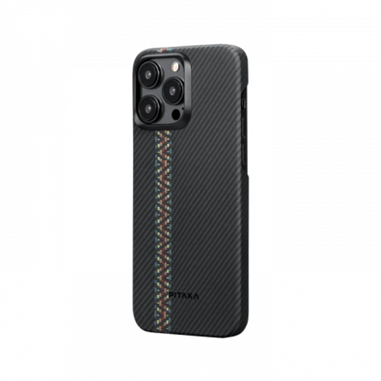 Чехол Pitaka Fusion Weaving MagEZ Case 4 для iPhone 15 Pro Max (6.7"), Rhapsody, кевлар (арамид)
