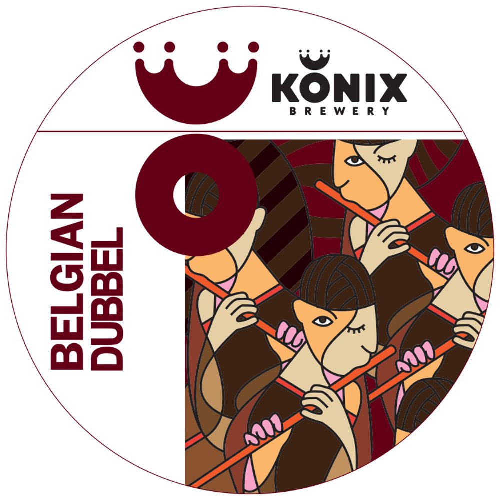 Пиво Коникс Бельгийский Дюббель / Konix Belgian Dubbel 20л - кег