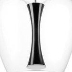 804207 Люстра CUPOLA LED 10W 500LM АЛЮМИНИЙ/ЧЕРНЫЙ 3000K