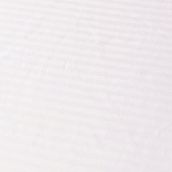 Белая однотонная простыня из страйп-сатина на резинке, 160x200 см