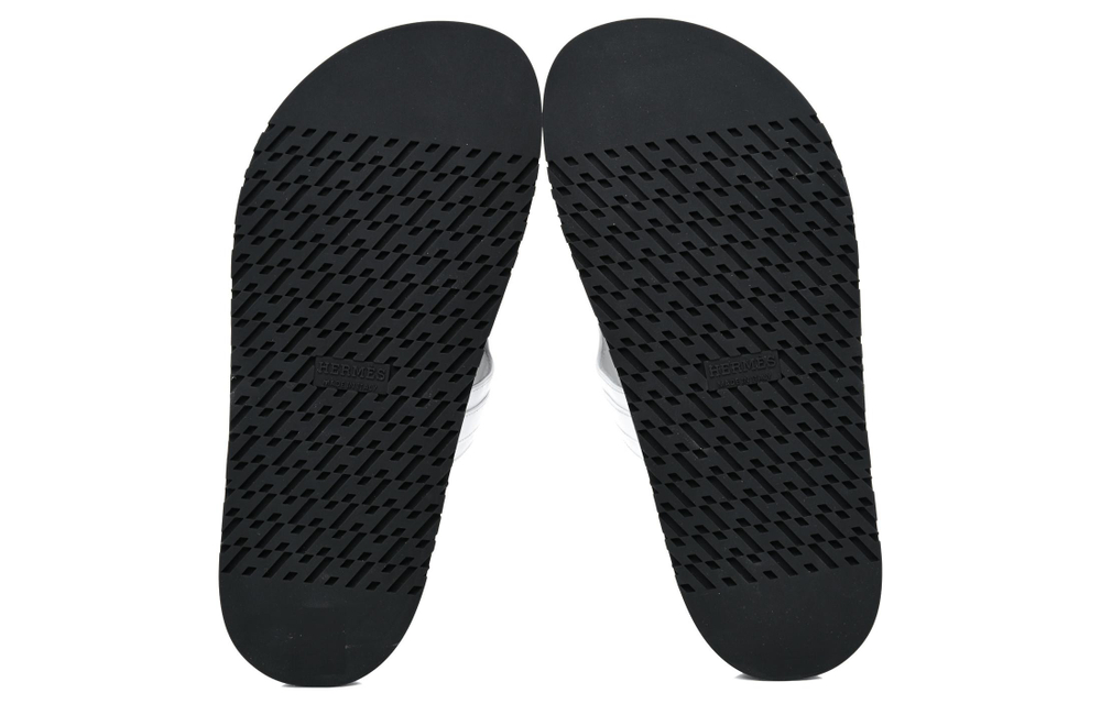 HERMES Empire Flip Flops Women"s White Black