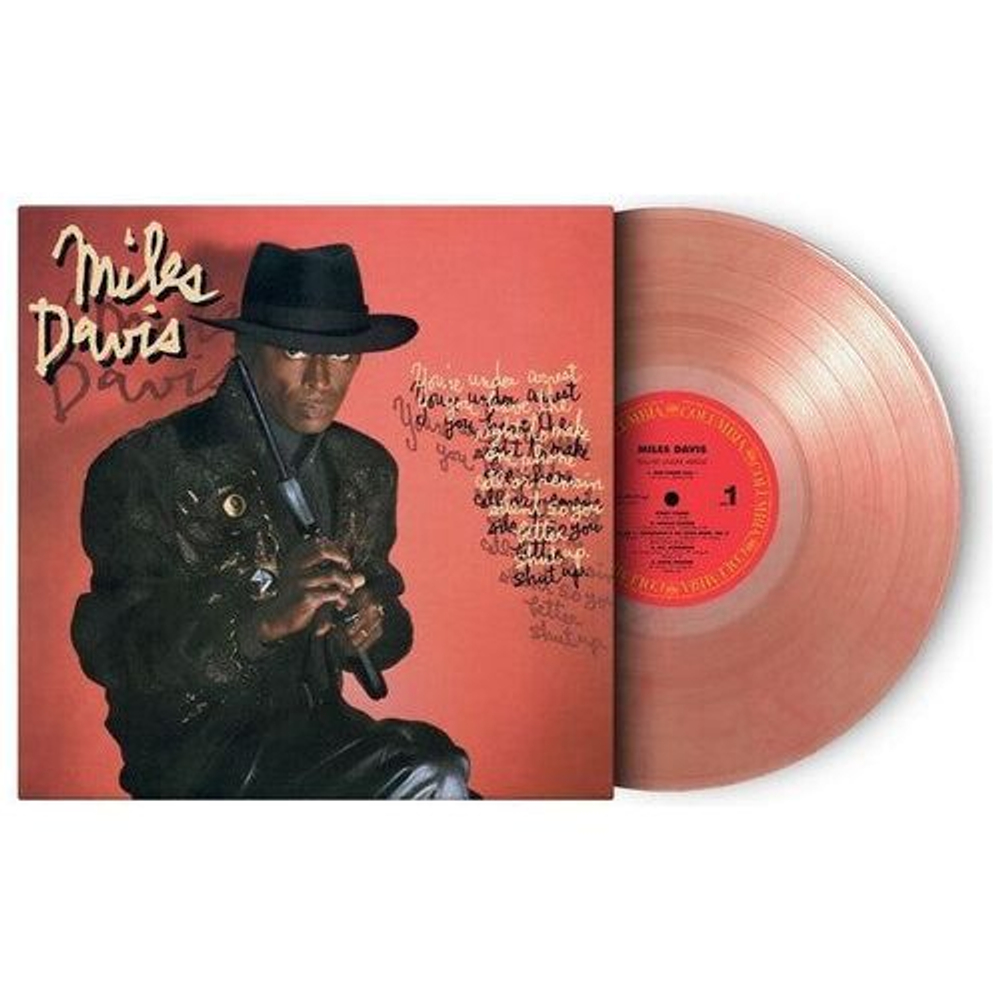 Miles Davis - You're Under Arrest (Numbered Edition) (Crystal Clear & Red Marbled LP) - новая виниловая пластинка