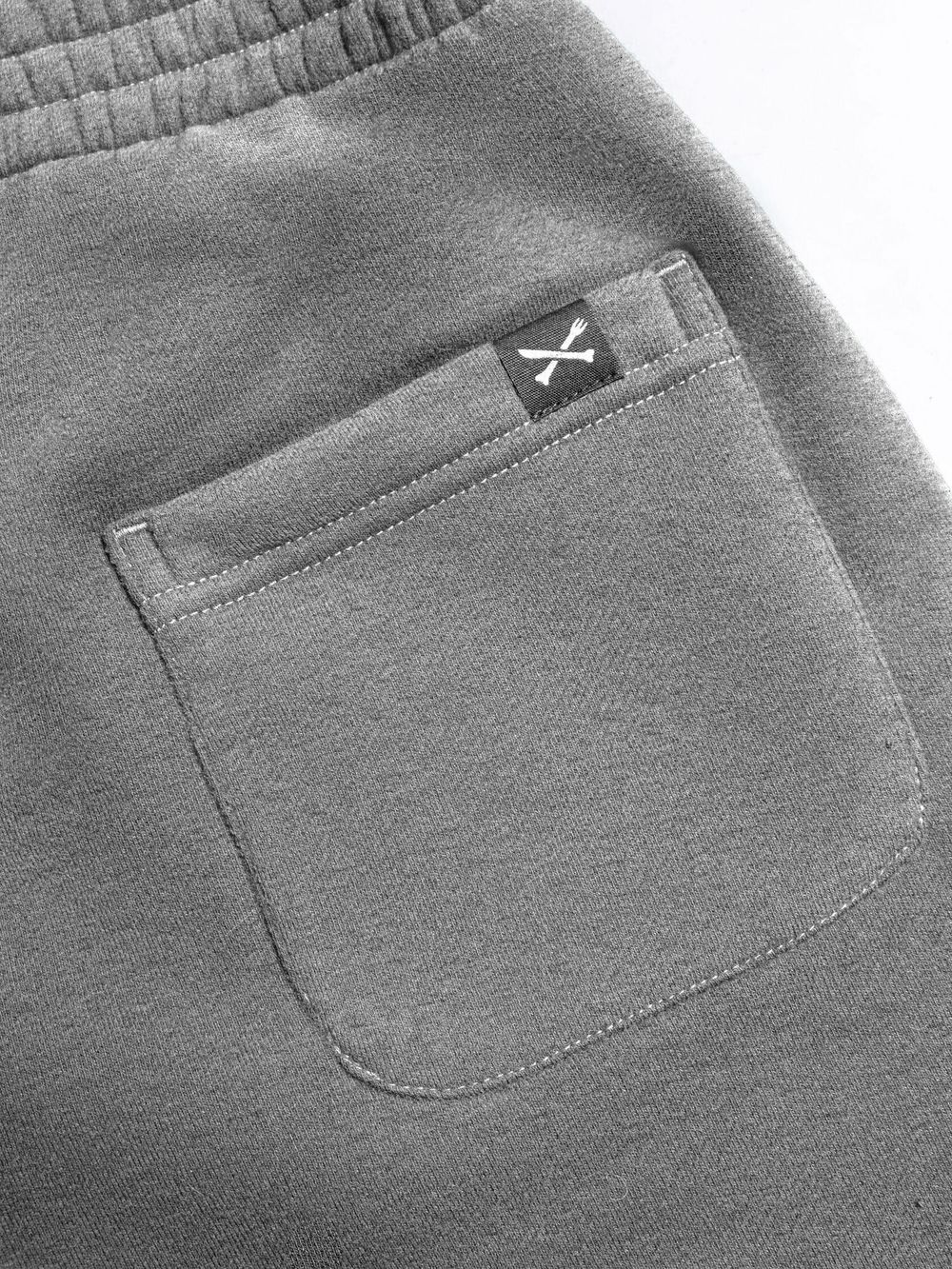 Шорты Hardlunch Logo меланж серые