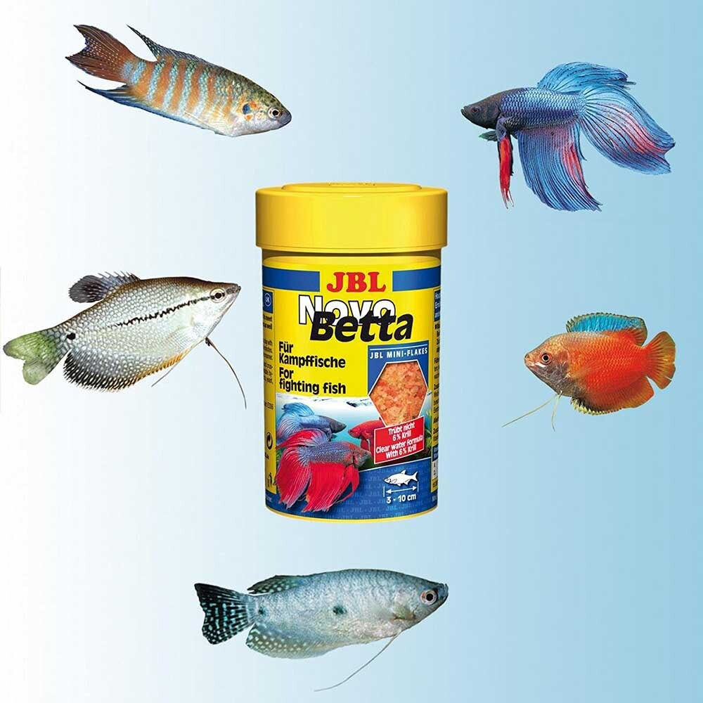 JBL NanoBetta 60 мл - основной корм для петушков (хлопья)