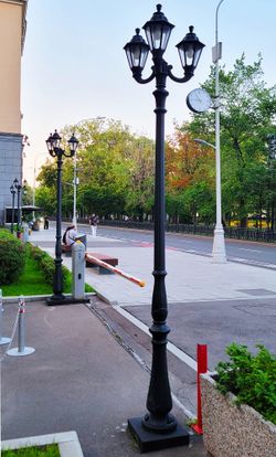 Парковый фонарь FUMAGALLI TABOR OFIR/RUT 3L E26.205.R30.AXF1R