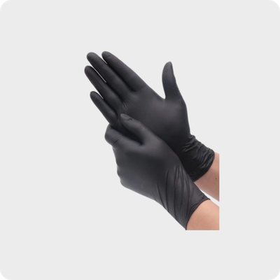 Нитриловые перчатки Foxy черные XS