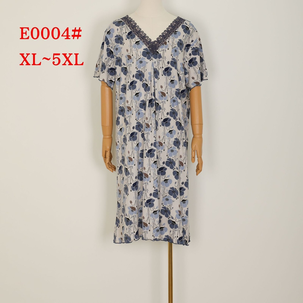 Сорочка с к/р синий 0004-2