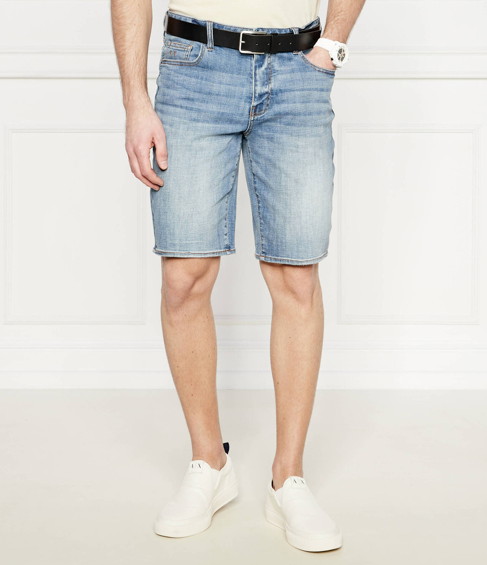 Джинсовые шорты BERMUDA Armani Exchange - голубой(3DZJ65 Z1XBZ)