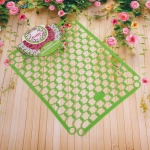 Коврик для раковины «Сеточка» 32*23см зеленый Селфи