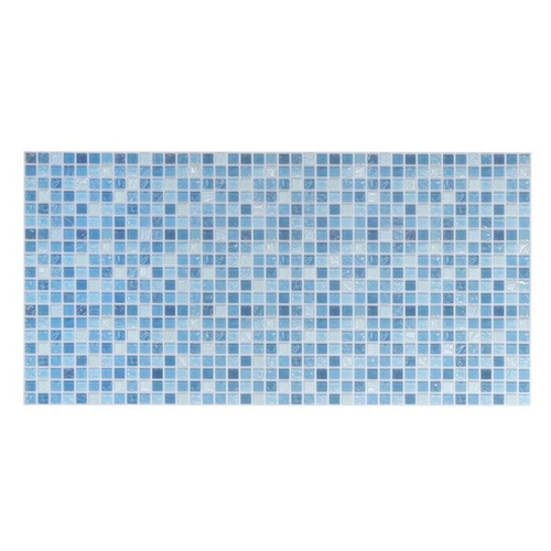 Панель стеновая декоративная ПВХ Грейс 960х480мм Мозаика лазурь