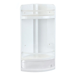 Полка в ванную угловая навесная 2 яруса + закрытая секция М2759