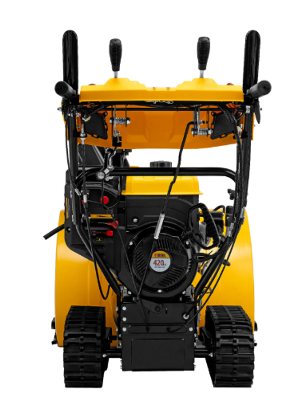 Бензиновая снегоуборочная машина SBL 711DT PRO, 420cc, гусеницы, эл.старт, блок. дифф. Denzel