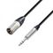 Adam Hall K5 BMV 0300 - кабель микрофонный Neutrik XLR (M) - TRS (jack) 6.3 mm stereo, 3 м