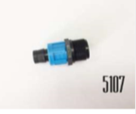 КП 5107 Муфта для ленты с наружней резьбой Ø17х3/4 (100/800шт.)