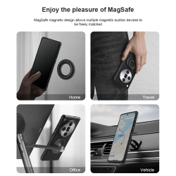 Чехол от Nillkin c поддержкой беспроводной зарядки MagSafe для OPPO Find X7 Ultra, серия Super Frosted Shield Pro Magnetic