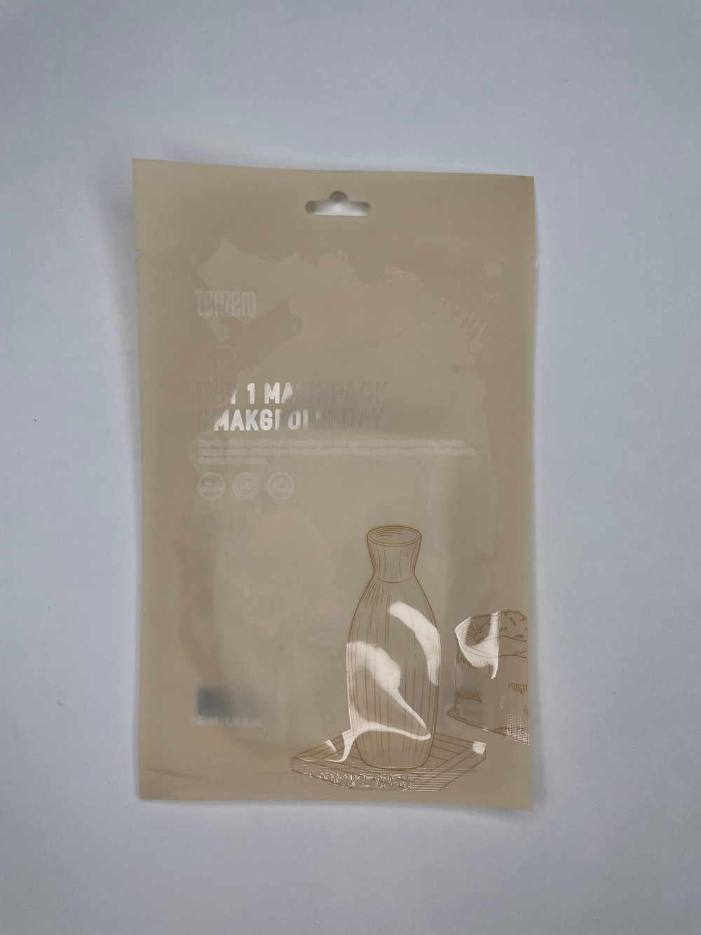 TENZERO DAY 1 MASK PACK #MAKGEOLLI DAY Тканевая маска для лица с  экстрактом макколли 25мл
