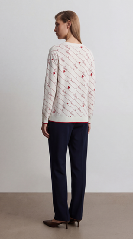 Джемпер LeoUgo с принтом "LOVE"