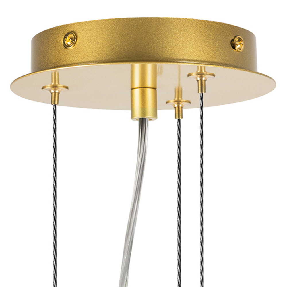 720802 Люстра SIENA 80х40W G9 ЗОЛОТО/БЕЛЫЙ