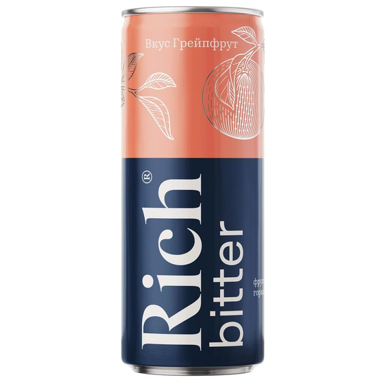 Напиток безалкогольный Биттер Грейпфрут 0,33 л "РИЧ" жест. банка [12]
